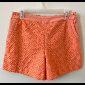 SKIES ARE BLUE Coral Med,Shorts Embroidered Design